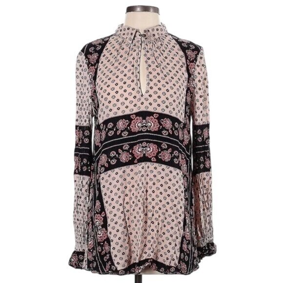 Free People Relaxed Fit Printed Boho Blouse - Picture 5 of 16